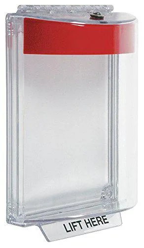 Safety Technology International Safety Technology International STI-13020NR Pull Station Cover with Horn Red — product photo