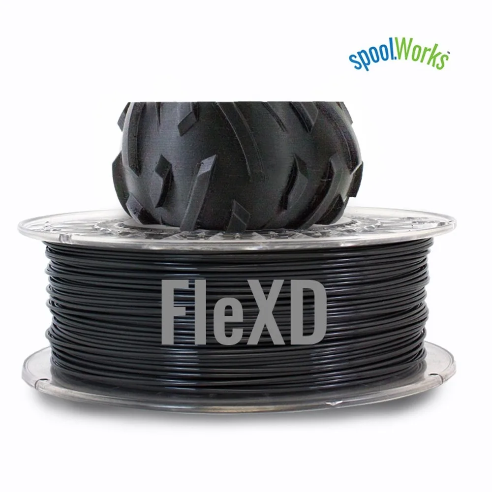 E3D Online E3D Online spoolWorks FleXD TPU Filament 2.85mm 500g Black 3d printers accessory — product photo