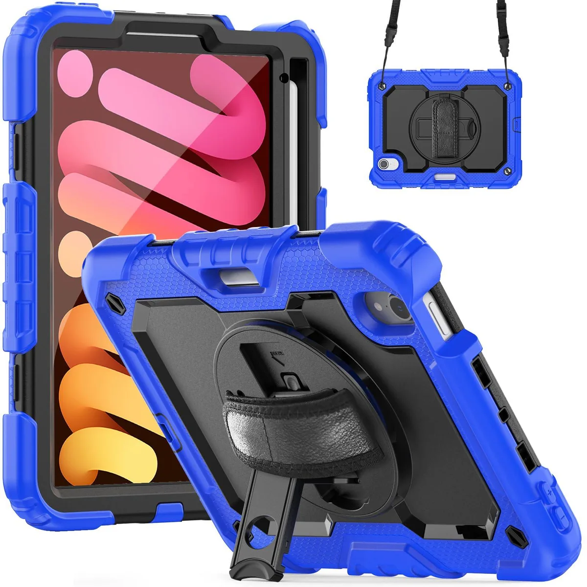 Timoom Timoom Heavy Duty Shockproof Case Blue 8.3" iPad Mini 7 2024 Mini 6 2021 — product photo