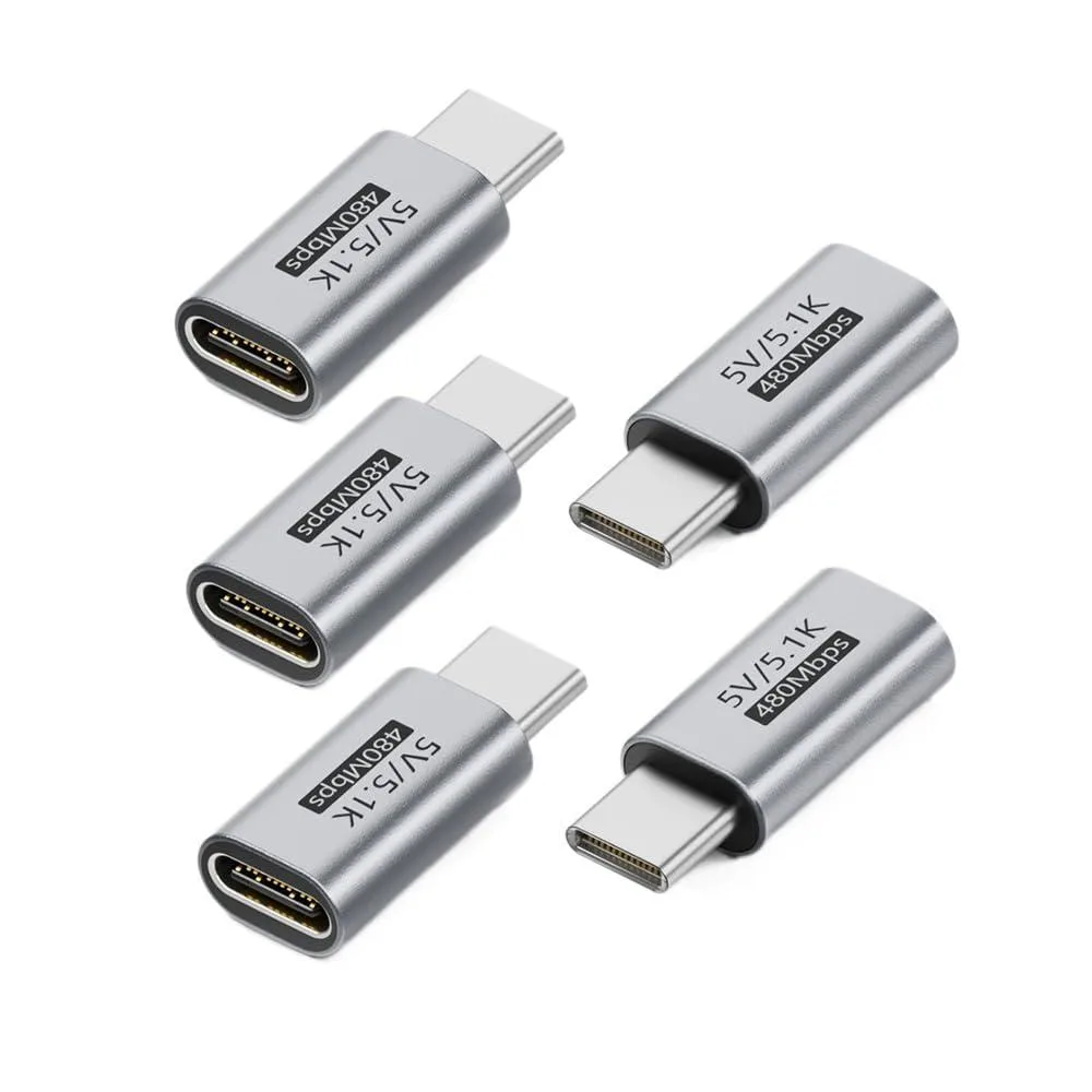 LORDWORLD LORDWORLD PD Blocker USB-C Male to Female 5.1K Resistor 20V Block 480Mbps — product photo