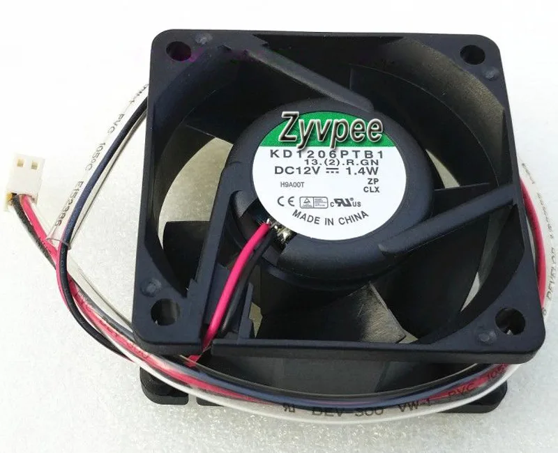 Zyvpee Zyvpee KD1206PTB1 60 x 25 mm 12 V 1.4 W 2-pin case fan — product photo