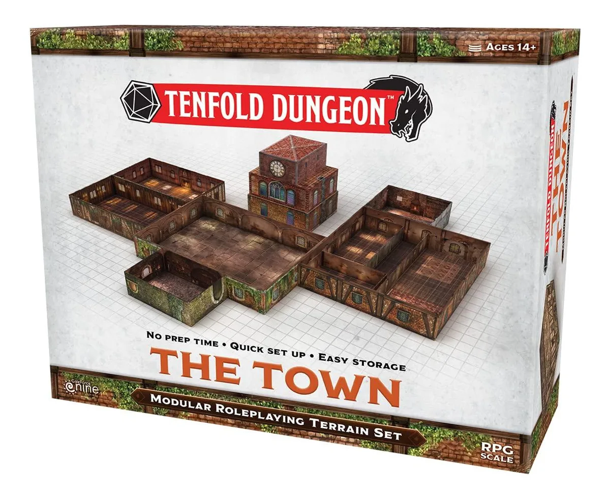 GALE FORCE NINE GALE FORCE NINE Tenfold Dungeon: The Town game — product photo
