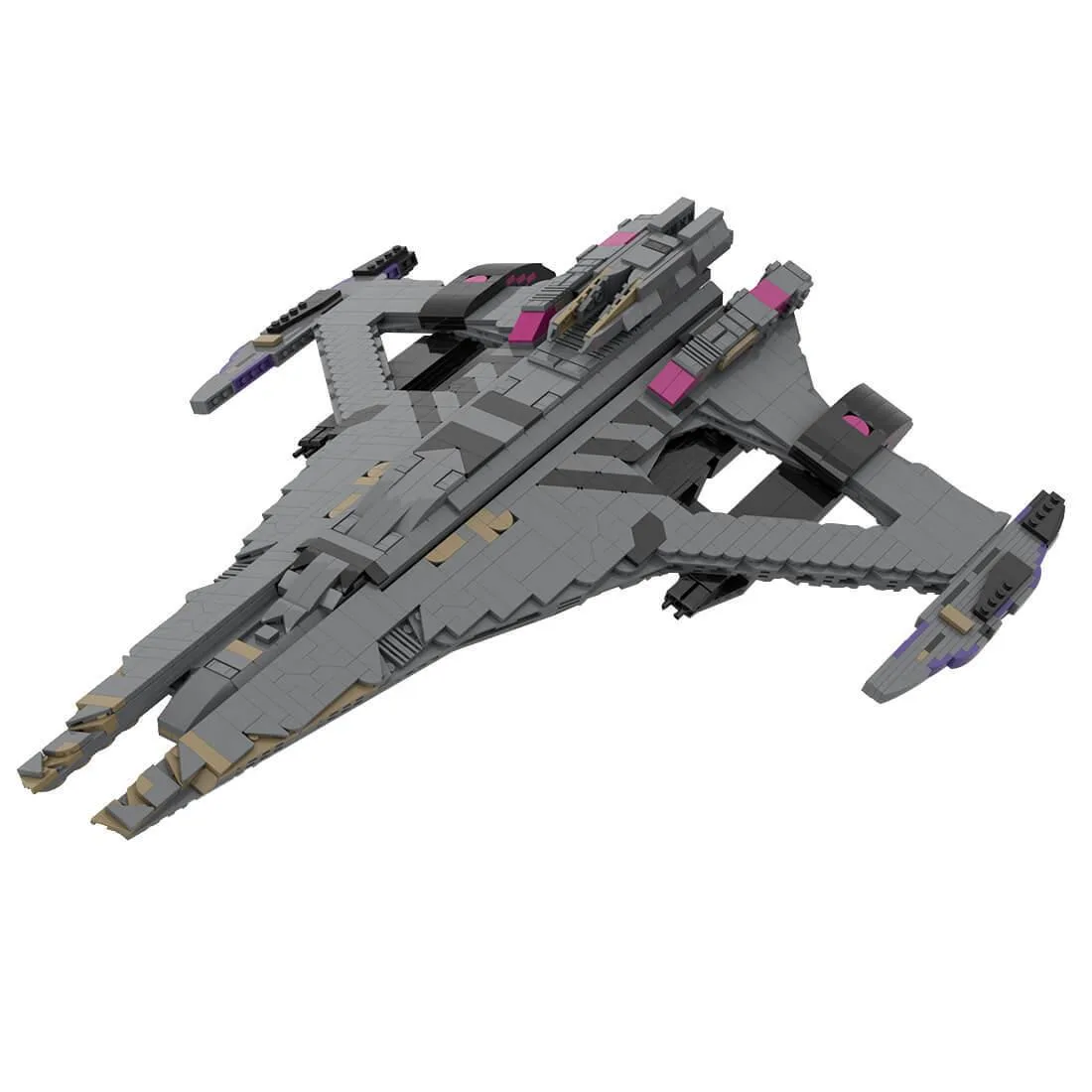 ZITIANYOUBUILD ZITIANYOUBUILD MOC-116453 JemHadar Battleship 1725PCS Building Set — product photo