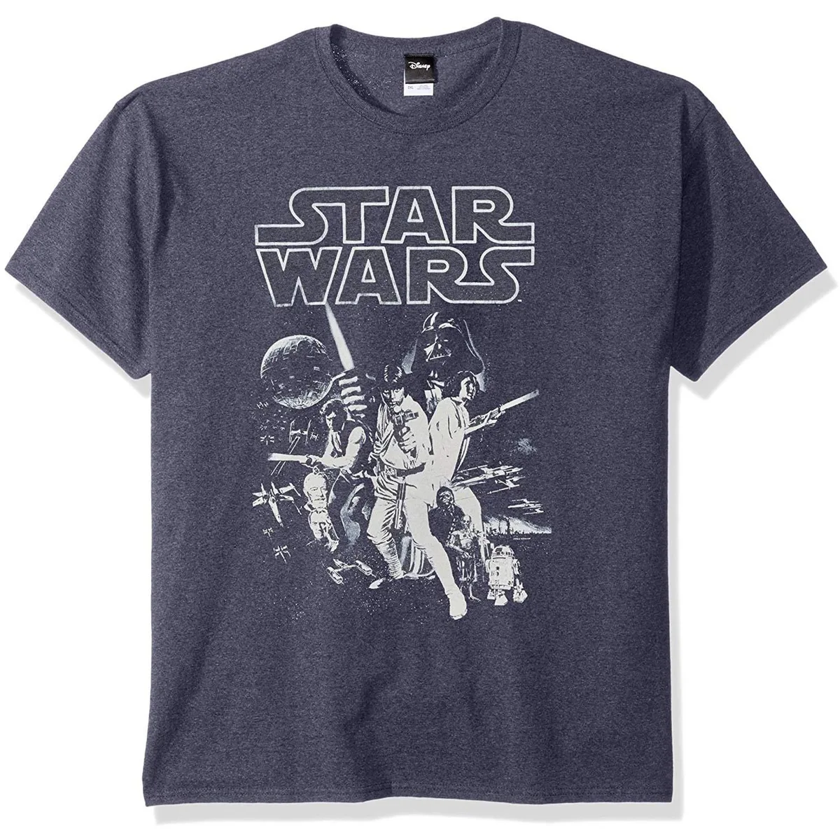 Star Wars Star Wars Poster Graphic Tee Navy Heather S — product photo