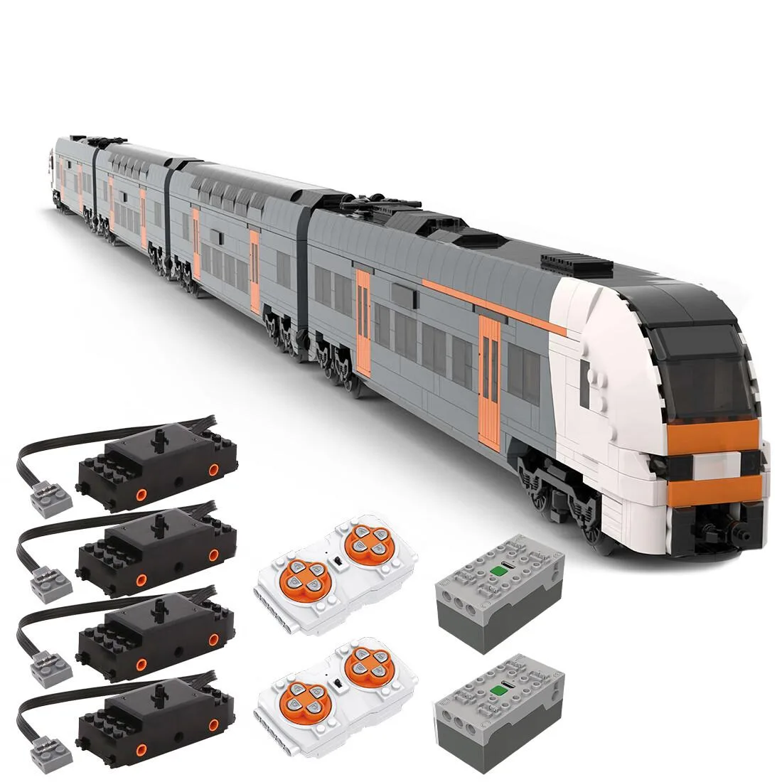 ZITIANYOUBUILD ZITIANYOUBUILD MOC-74130 6wide Dynamic Rhein-Ruhr-Express 2917 Parts Educational Building Set — product photo