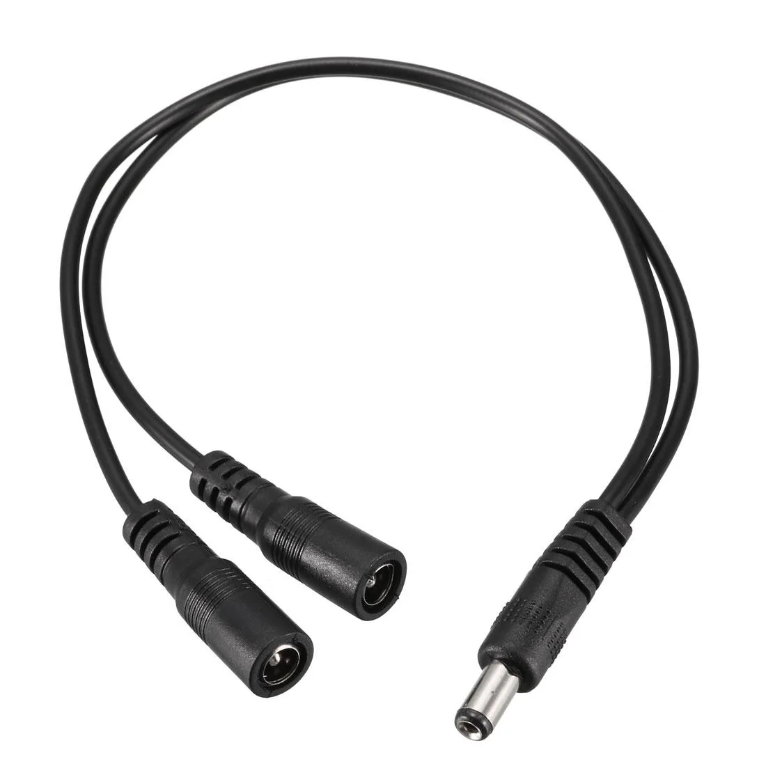 Unique-Bargains Unique-Bargains 12V DC Power Splitter Cable 1 Male to 2 Female 32cm 24AWG 2.1mm x 5.5mm — product photo