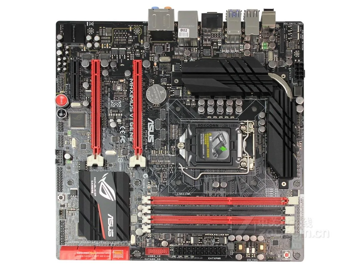 ASUS ASUS Maximus VI Gene Z87 LGA 1150 Micro ATX Intel motherboard — product photo