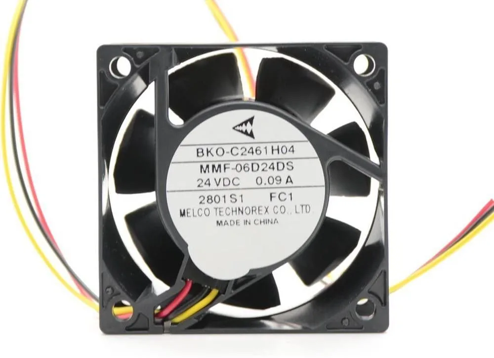 Fans Fans MMF-06D24DS-FC1Size 60x60x25mm 24V .09A case fan — product photo