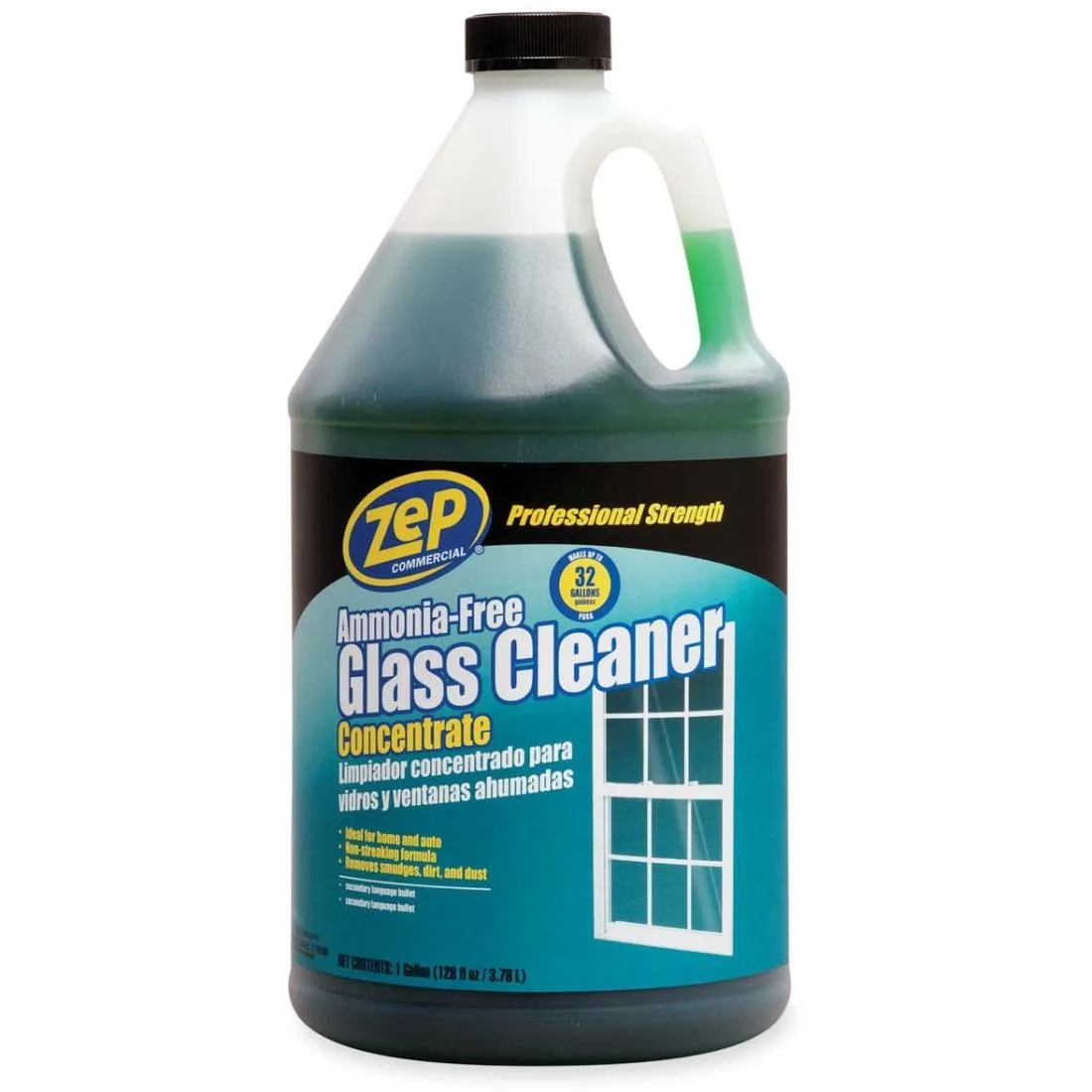 Zep Zep ZU1052128CT Glass Cleaner Concentrate 128 fl oz 4/Carton — product photo