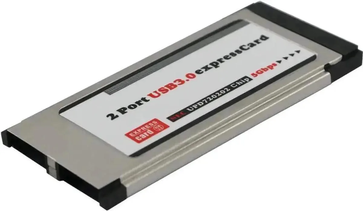 SMUGDESK SMUGDESK PCI Express 34mm ExpressCard to Dual USB 3.0 Adapter PCMCIA 2-Port High Speed Peripheral Computer — product photo