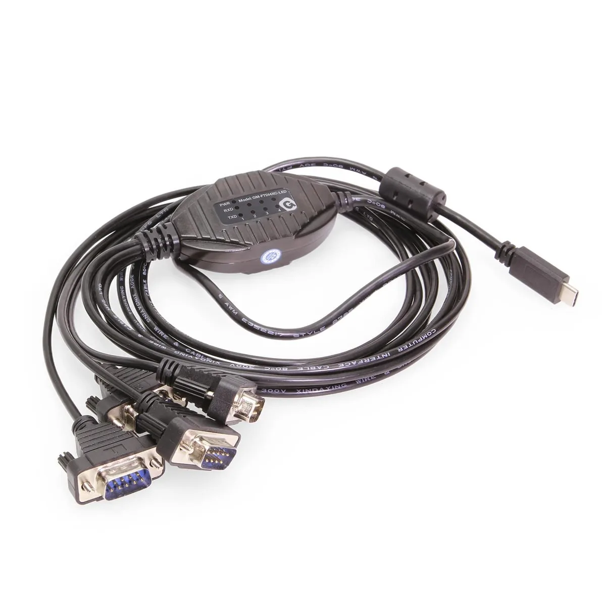 GearMo GearMo GM-FTDI4XC-LED 4 Port USB-C to Serial Converter — product photo