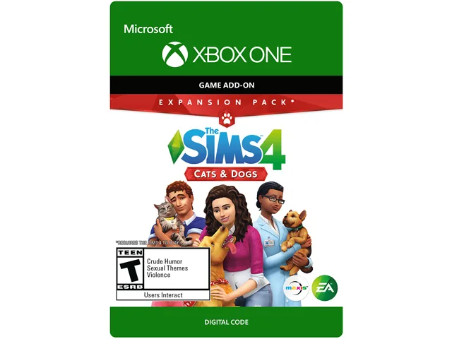 Electronic Arts Electronic Arts The Sims 4 Cats &amp; Dogs DLC Xbox One 7D4-00254 — product photo