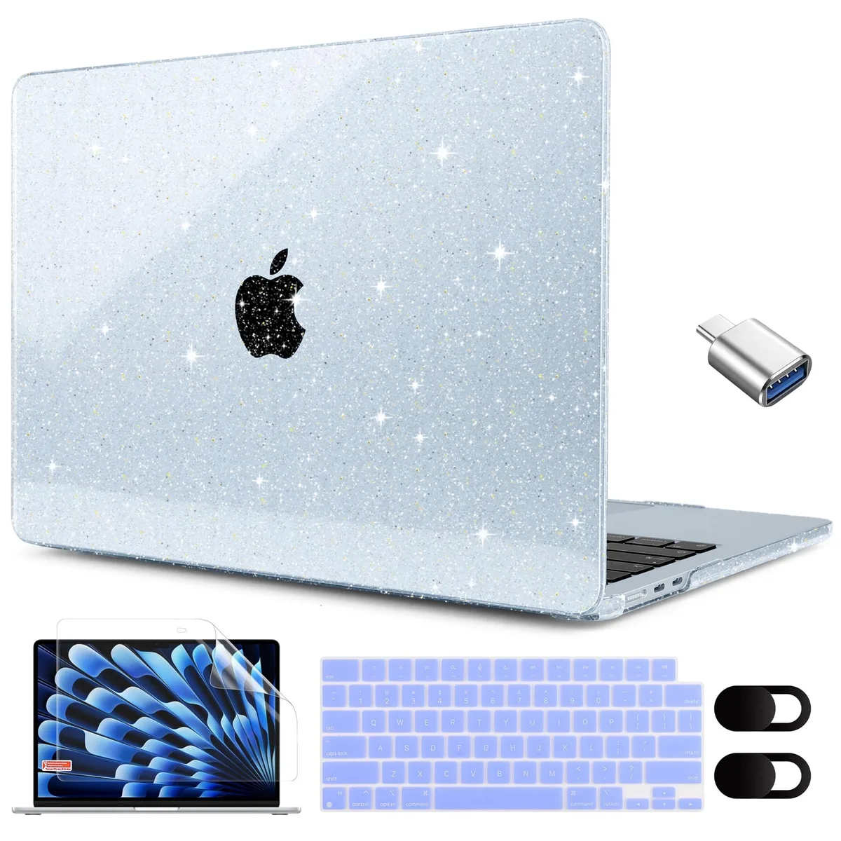 Barrow Mods Barrow Mods MacBook Air 15 inch 2 in 1 accessory Sky Blue — product photo