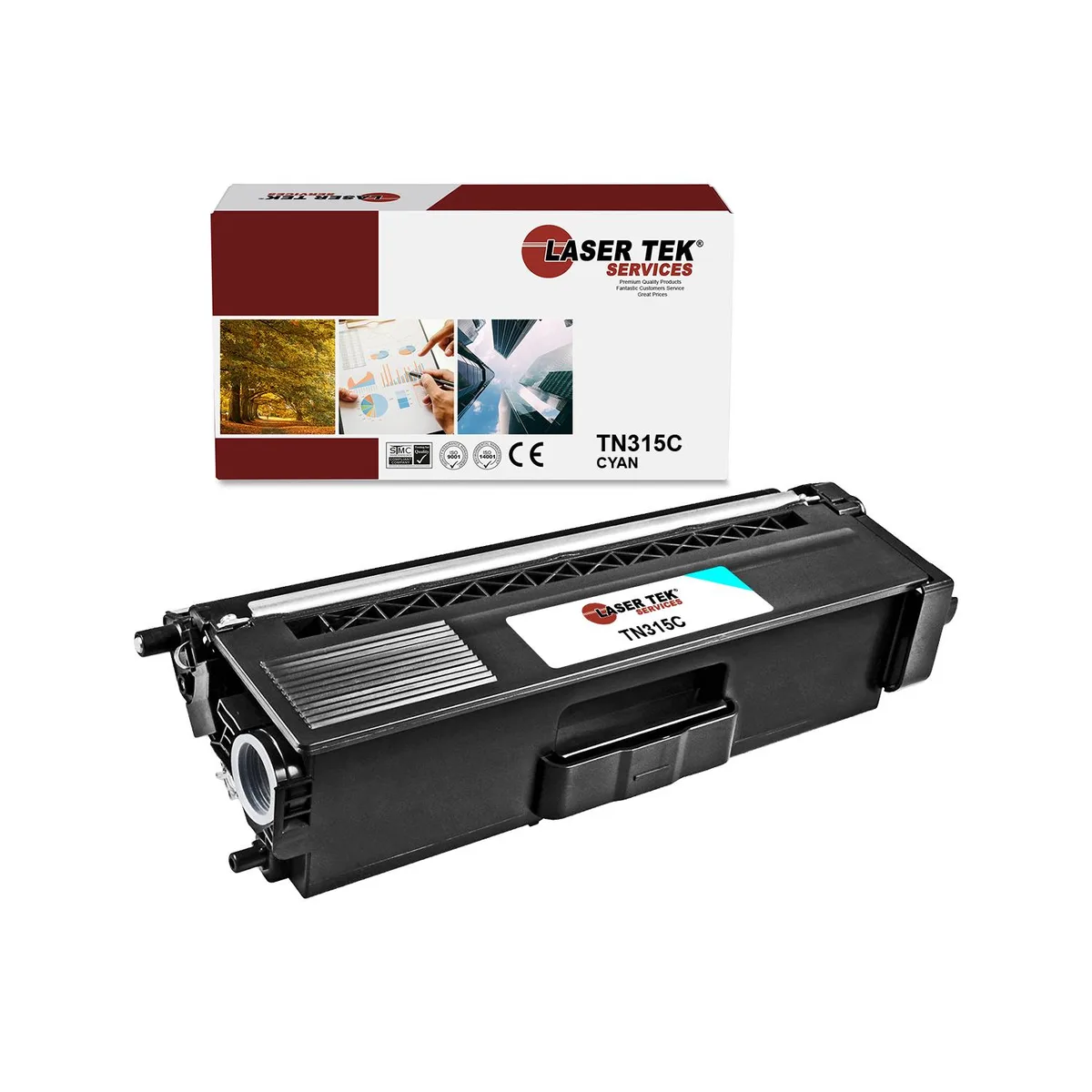 Laser Tek Services Laser Tek Services TN315C Cyan Toner Cartridge 3500 pages — product photo