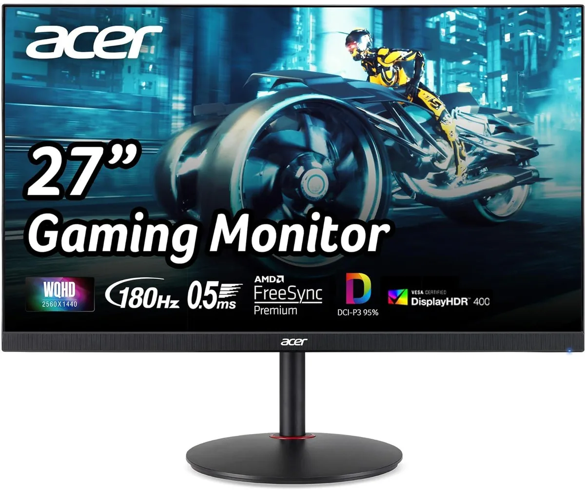 Acer America Acer Nitro XV272U V3bmiiprx 27" WQHD 180Hz gaming monitor — product photo