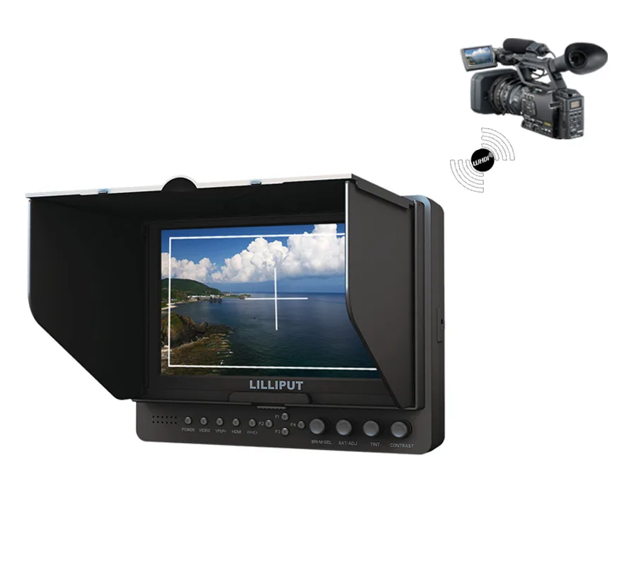 Lilliput Lilliput 665/O/P/WH 7" 1024×600 wireless studio monitor — product photo