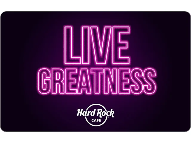 Hard Rock Cafe Hard Rock Cafe HRC500 $5.00 restaurant gift card — product photo