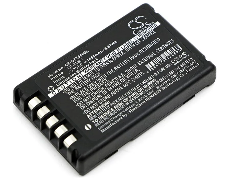Centenex Electronics Centenex Electronics DS-CS-DTX800BL barcode scanner battery 1450mAh 5.37Wh — product photo