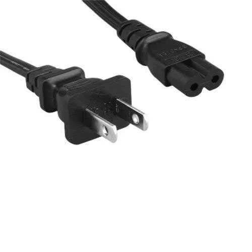  KENTEK KT-2PCORD-18G-10FT 10 ft Figure-8 Power Cord 18 AWG 125V 10A — product photo