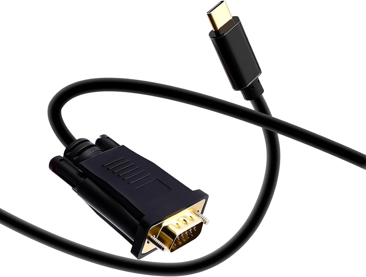 Brainwavz Brainwavz USB C to VGA Adapter Cable 1.8m 1080p — product photo