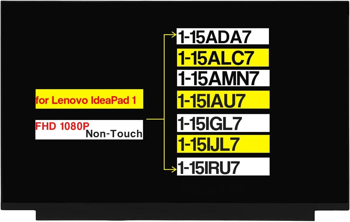 NUOLAISUN NUOLAISUN 15.6" laptop screen FHD 1920×1080 30 pins non-touch — product photo