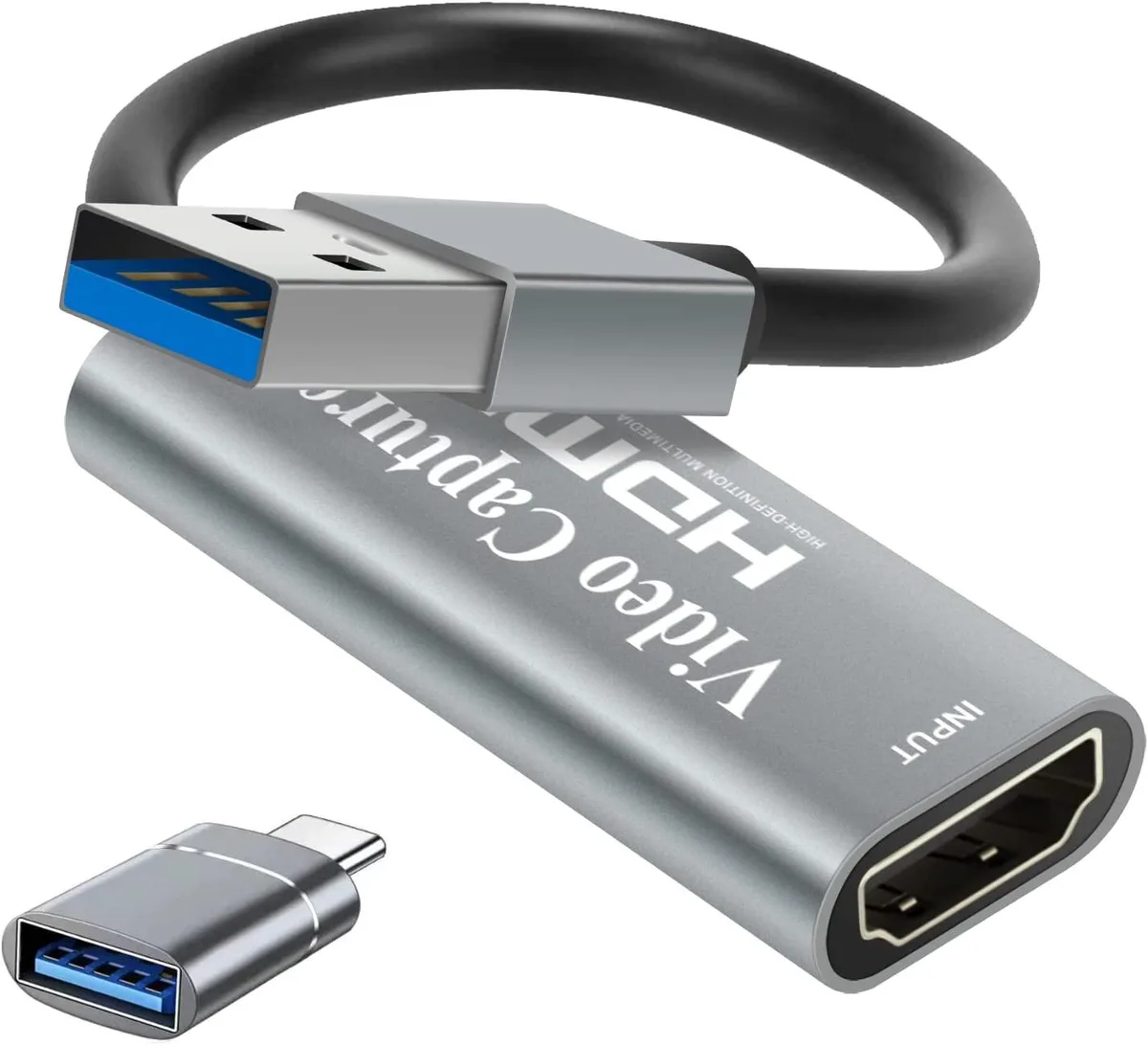 Mickey Technology Mickey Technology 4K HDMI to USB 3.0 Video Capture Device Silver — product photo