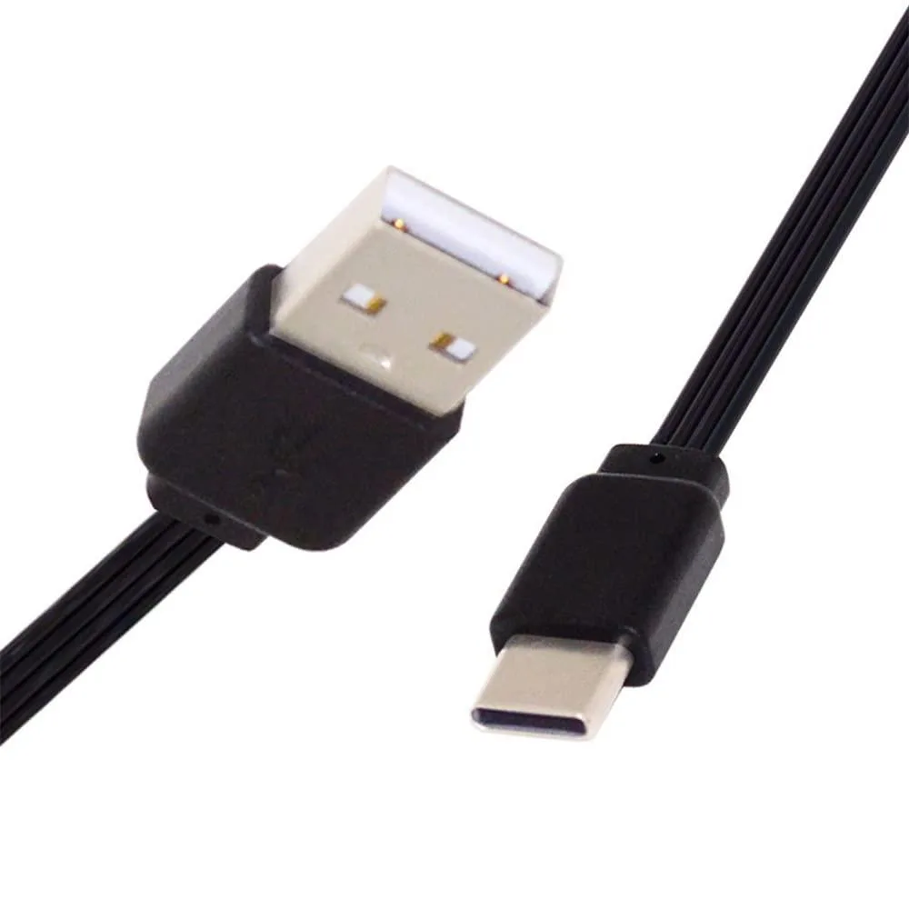 Fervit Fervit USB 2.0 Type-A to USB-C Flat Slim FPC Cable 13cm — product photo