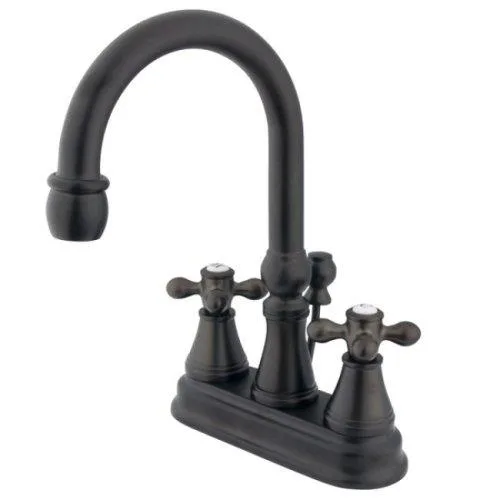 KINGSTON BRASS KINGSTON BRASS KS2615AX Governor 4-Inch Centerset Bath Faucet Oil Rubbed — product photo