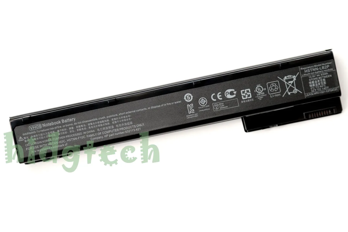 Beisite Beisite VH08 VH08XL 75Wh 83Wh 14.4V 14.8V EliteBook 8560w 8570w 8760w 8770w laptop battery — product photo