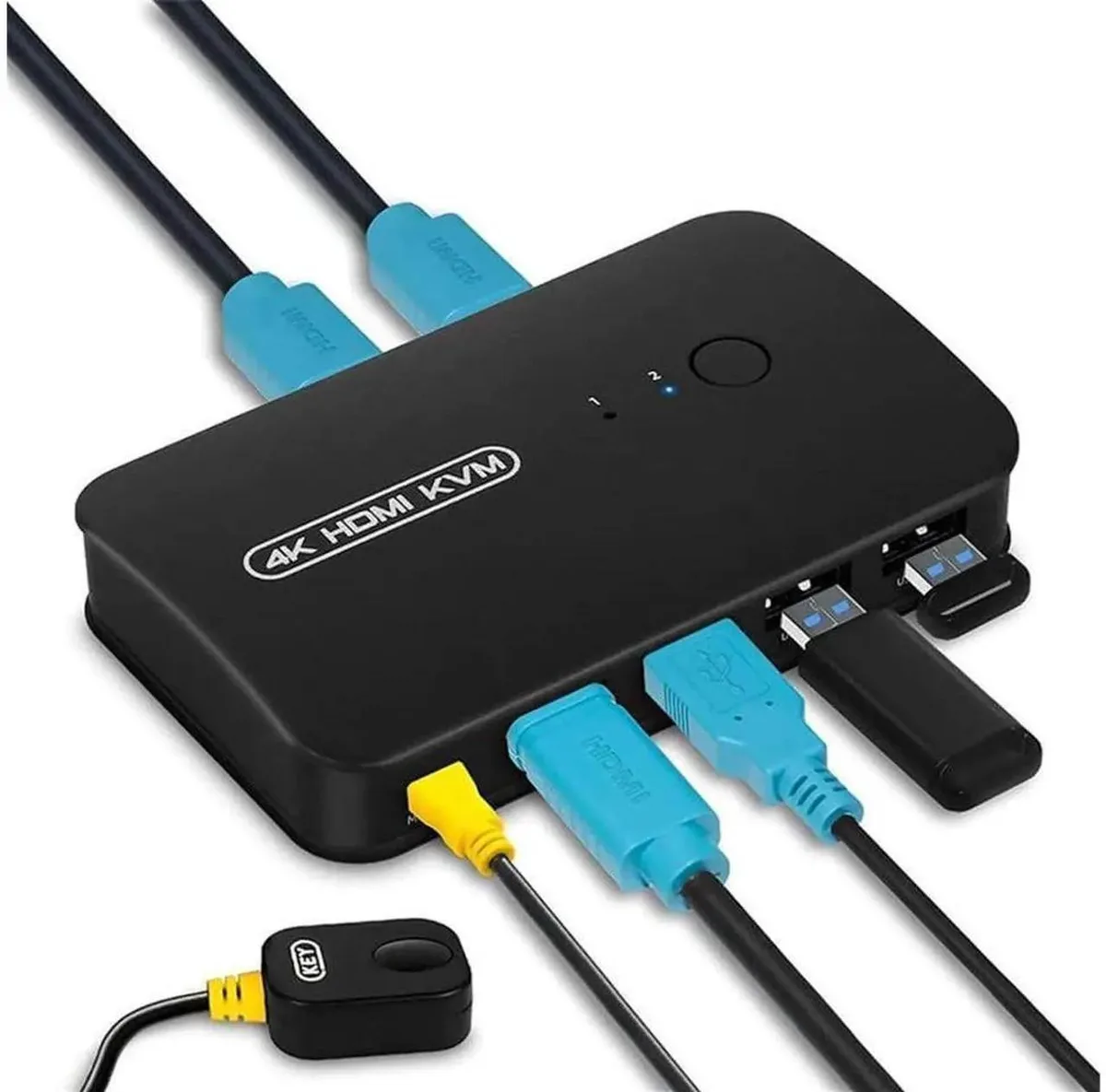 SMUGDESK SMUGDESK 2 Port HDMI USB KVM Switch 4K — product photo