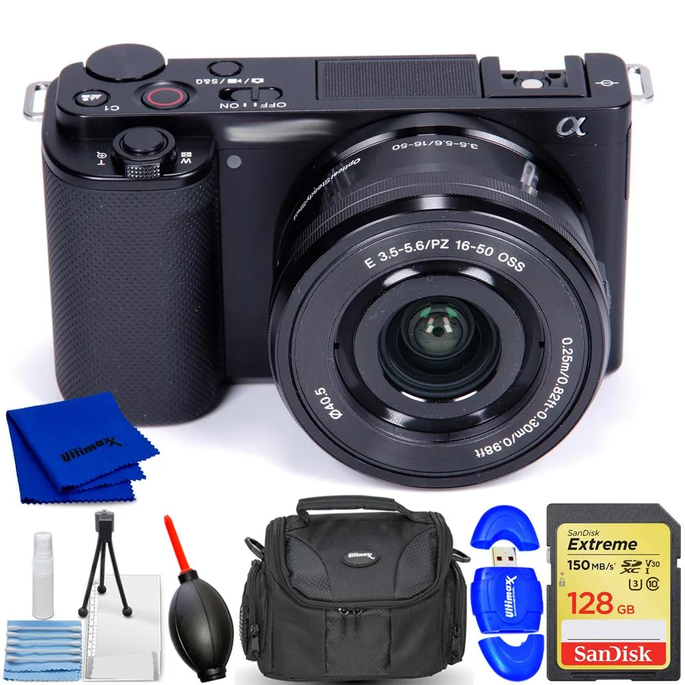 Sony Sony ZV-E10 16-50mm II kit 128GB 7-piece bundle compact mirrorless camera — product photo