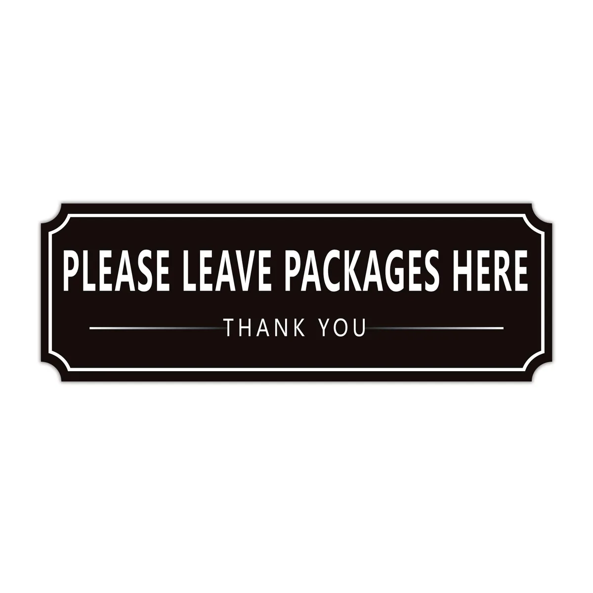  LUHIMO LU-MS-80 Leave Packages 80 Sign 9 x 3.14 in — product photo