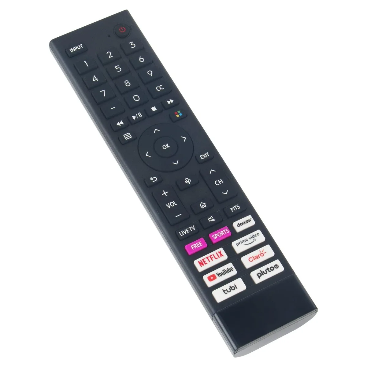 ARENTI ARENTI ERF3Y80 2 in 1 accessory voice remote for Hisense TVs — product photo