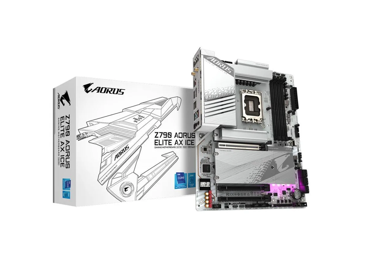 GIGABYTE GIGABYTE Z790 AORUS ELITE AX ICE Intel motherboard — product photo