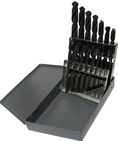 21 cobalt jobber bits in metal case gold finish