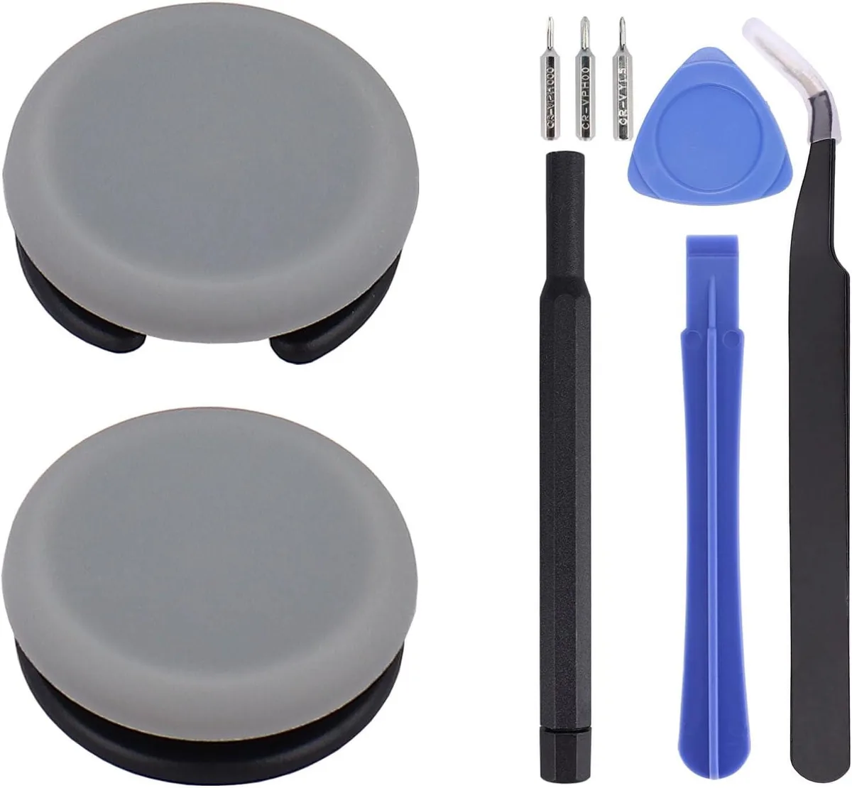 BONAEVER BONAEVER 2Pcs Analog Stick Cap Cover 3DS Series Black — product photo