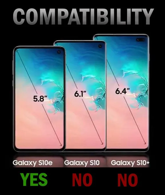 Nakedcellphone Nakedcellphone Tempered Glass Screen Protector Full Size Samsung Galaxy S10e — product photo