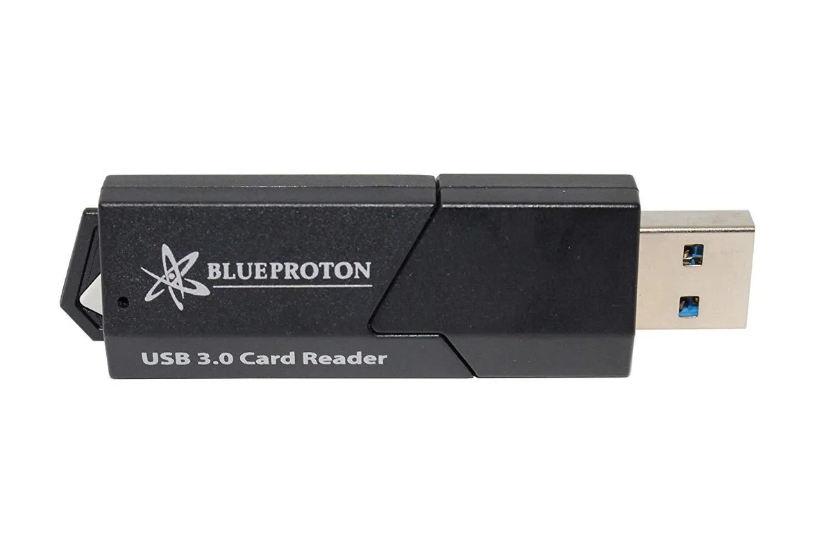 BlueProton BlueProton USB 3.0 Multi-Card Reader (Black) — product photo