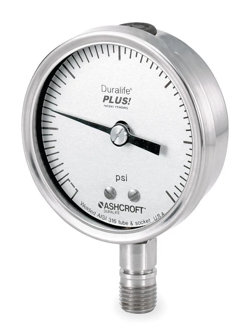 Ashcroft Ashcroft 351009 Pressure Gauge 0-300 psi 1/4 MNPT Stainless — product photo