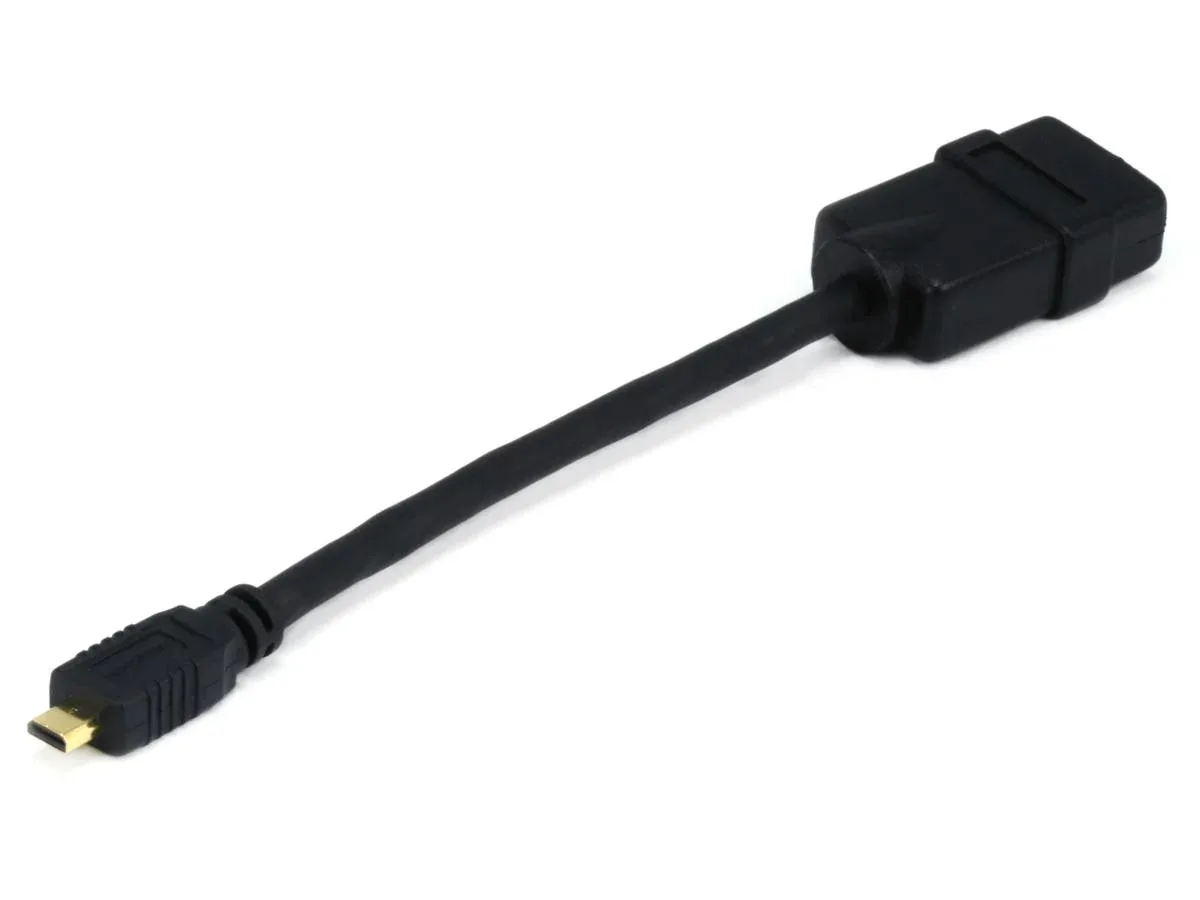 Monoprice Inc. Monoprice 107603 HDMI Female to Micro Male Gender Changer 34 AWG — product photo