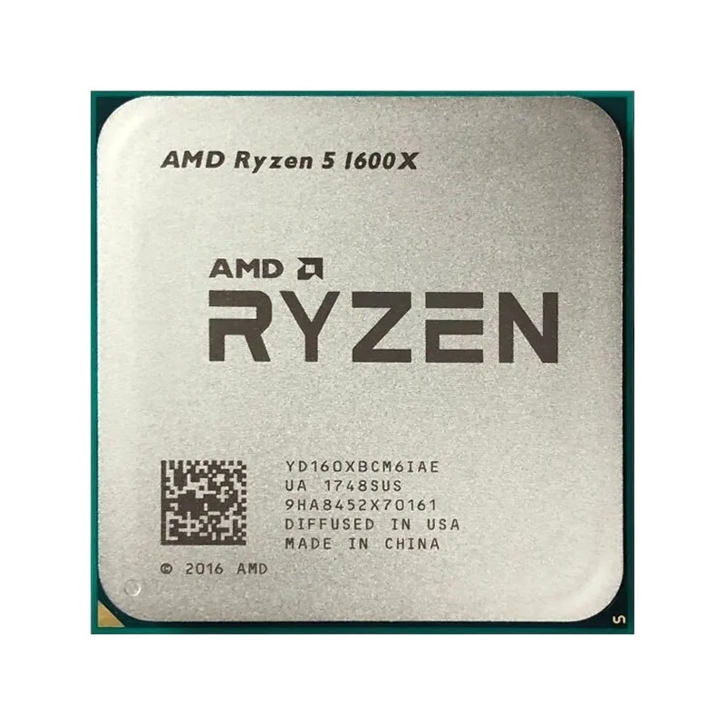 AMD AMD Ryzen 5 1600X desktop processor CPU only — product photo