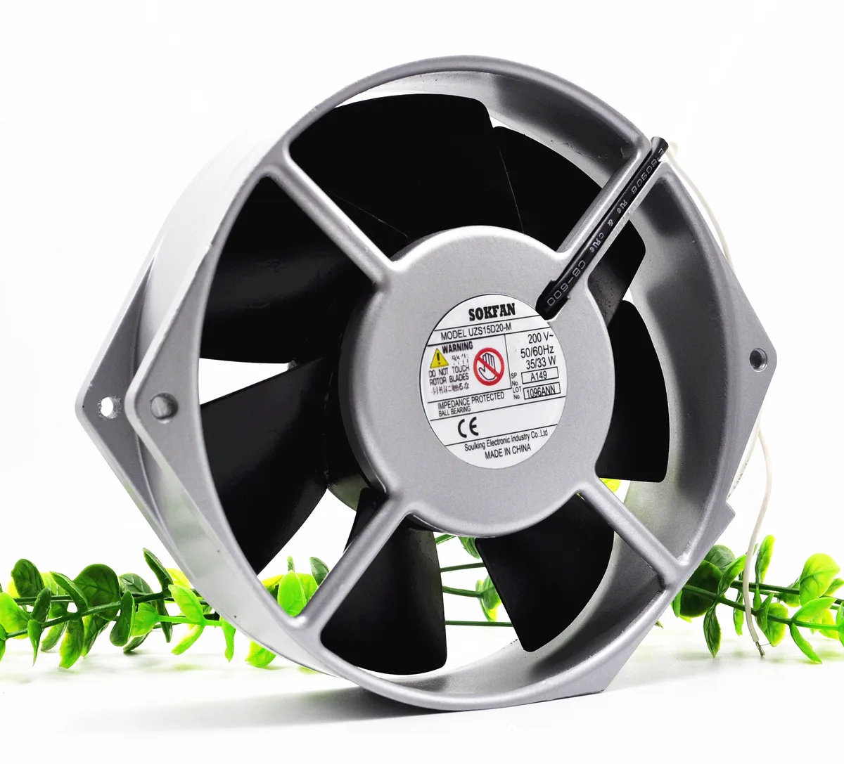 Fans Fans UZS15D20-MBrand case fan 200V 35/33W 172x150x38mm — product photo