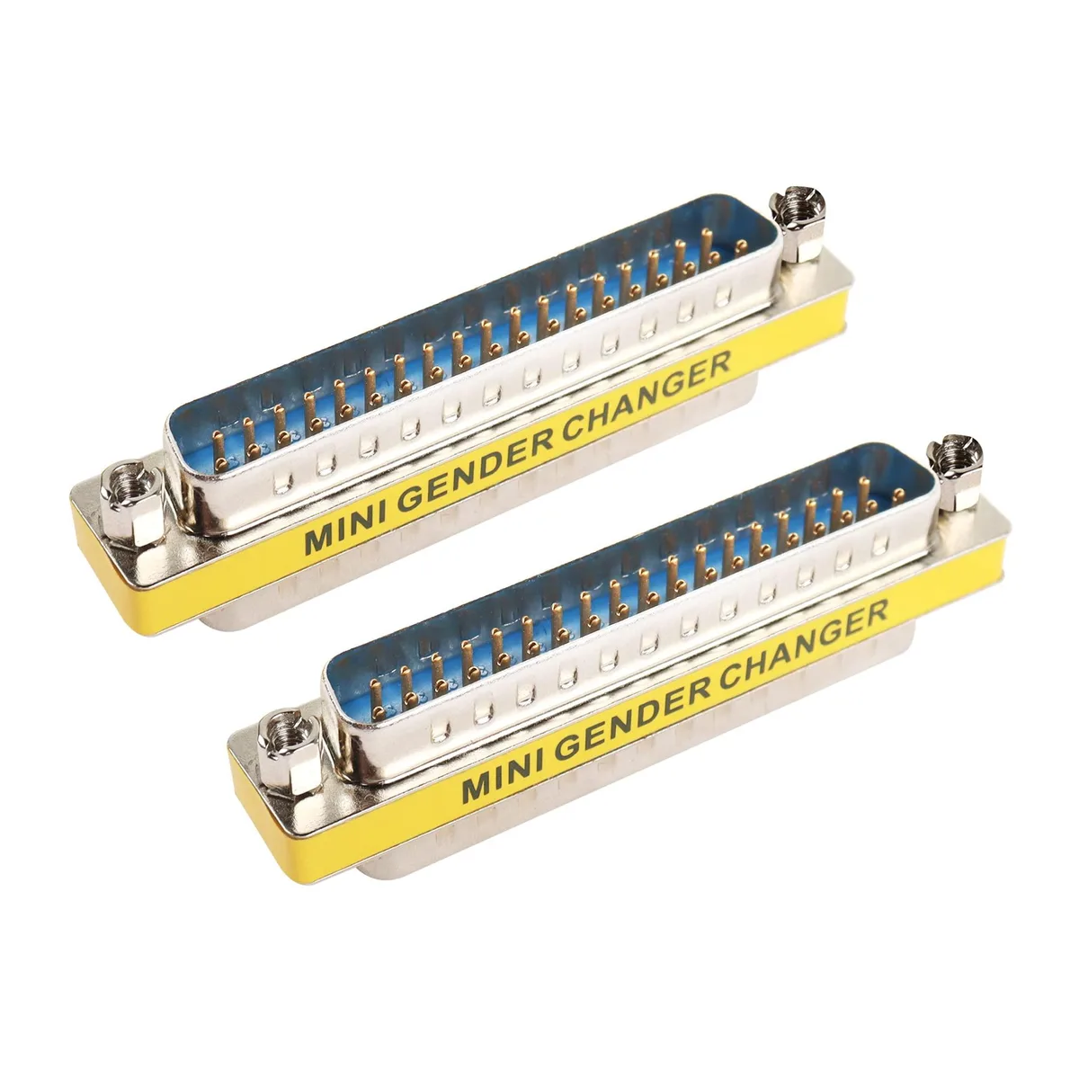 Vszerda Vszerda DB37 37 Pin Gender Changer Male to Male Yellow 2PCS — product photo