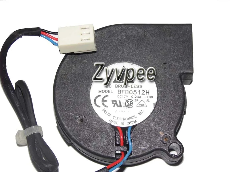 Zyvpee Zyvpee BFB0512H F00 5015 12V .24A 3 Pin Blower Case Fan — product photo