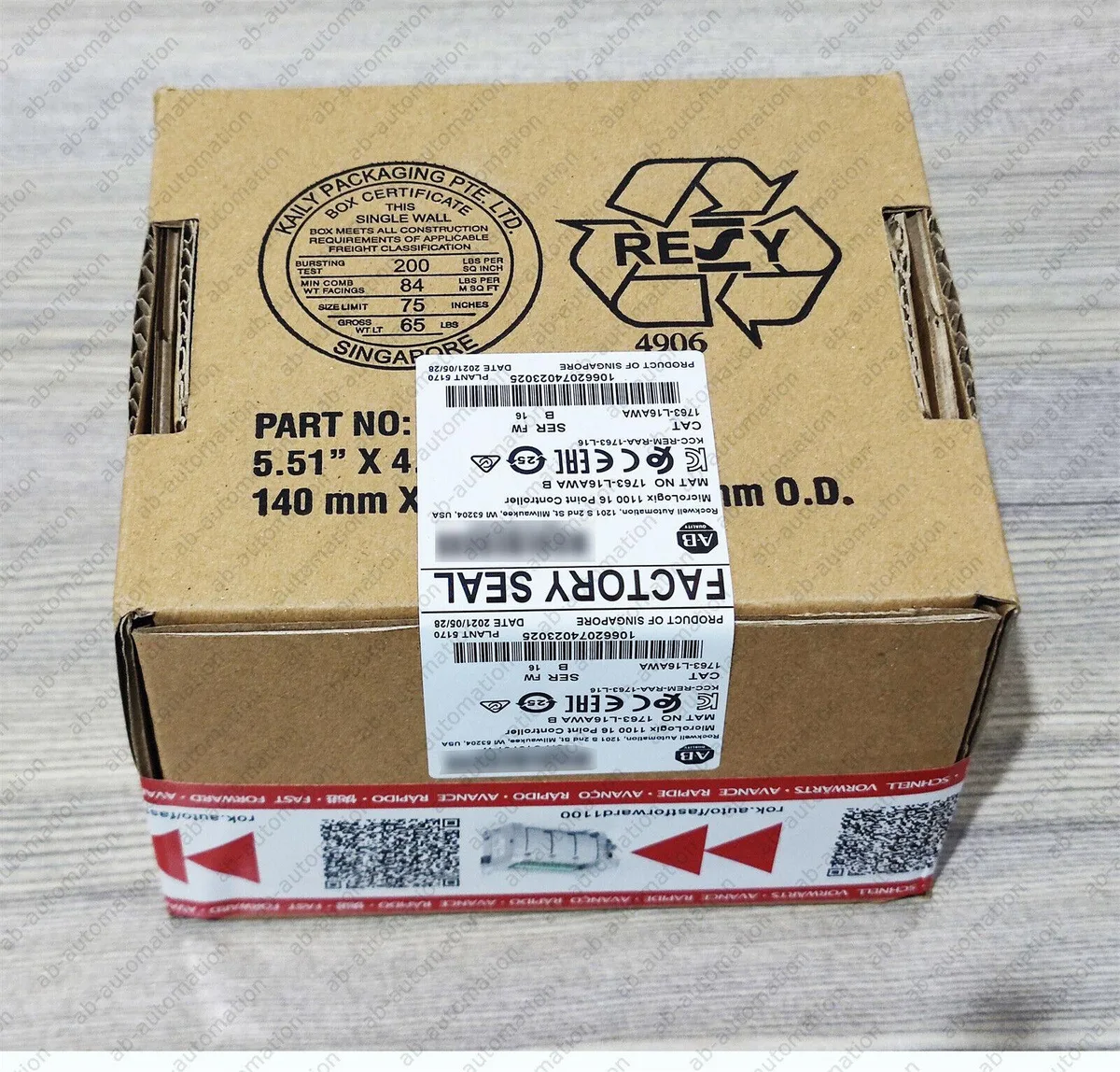 BFKK BFKK Allen Bradley 1763-L16AWA /B MicroLogix 1100 16 Point Controller power adapter — product photo