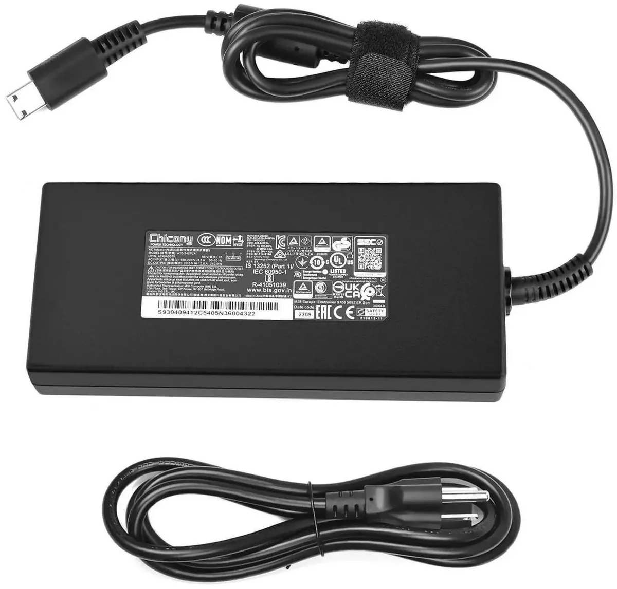 Vszerda Vszerda 240W USB Tip AC Adapter for GE76 GE66 GP76 GP66 GS77 MS-17K3 — product photo