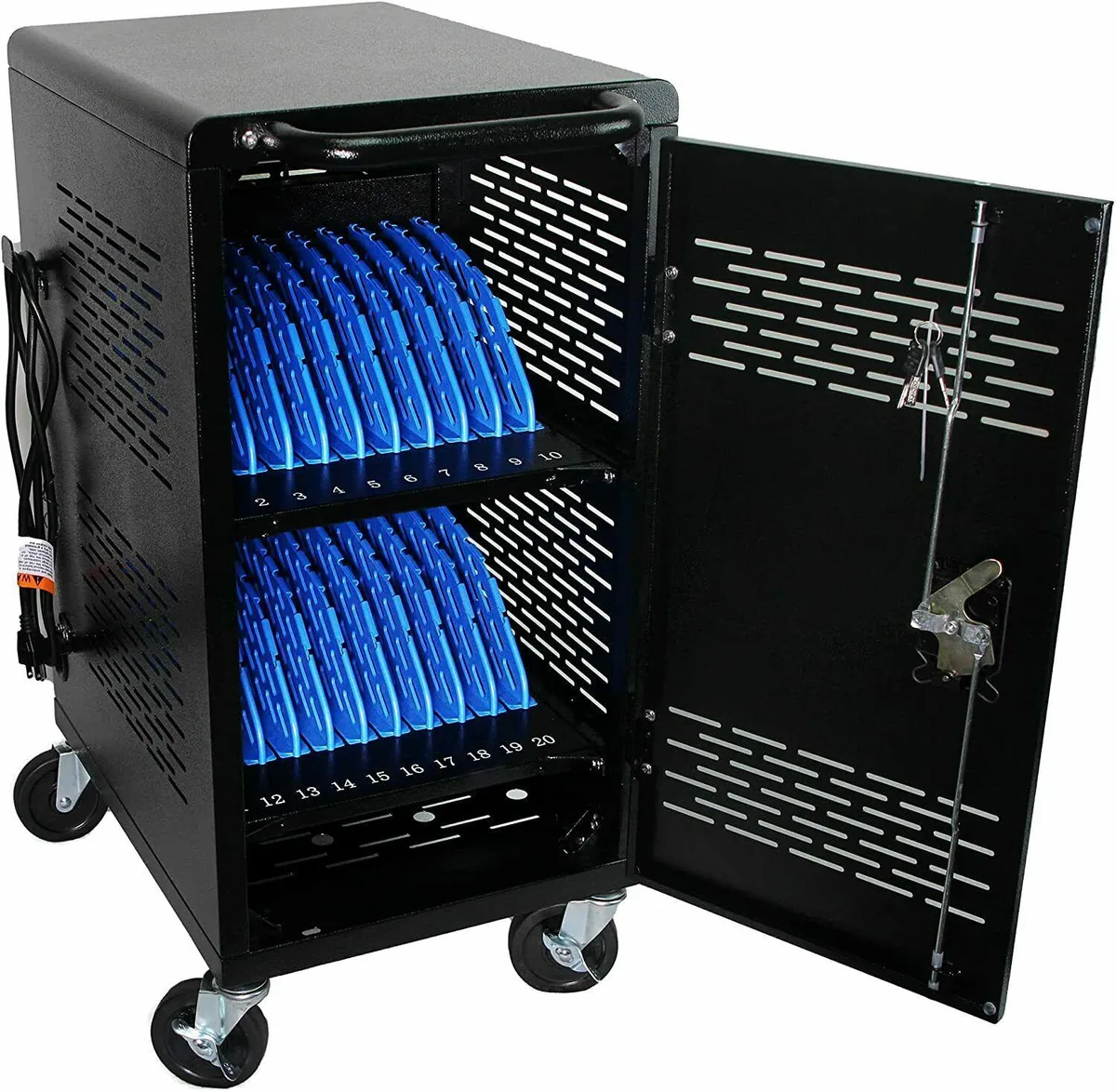 Thinkstar Thinkstar 16-Unit Charging Station Cart Black — product photo