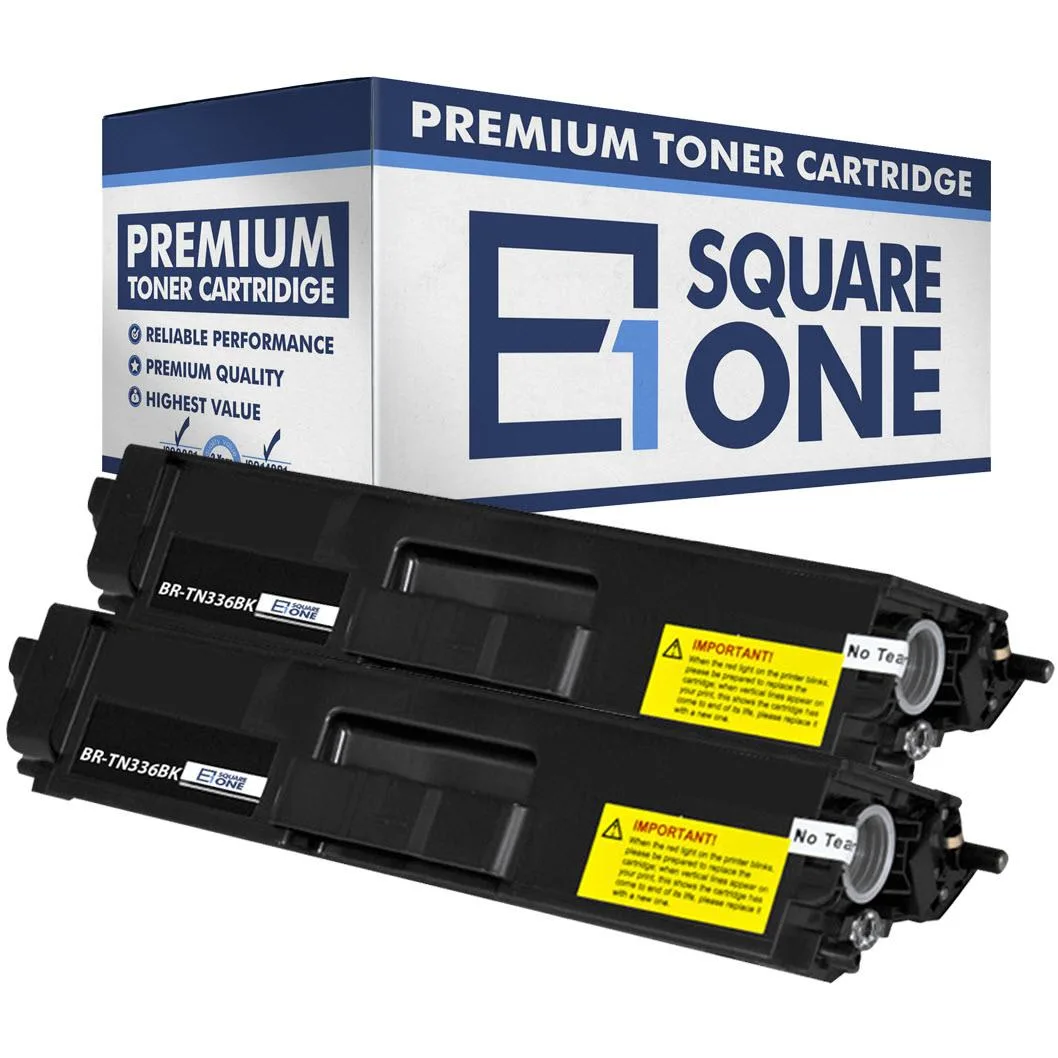 eSquareOne eSquareOne S1-BR-TN336BK-B2 Black Toner Cartridge 2-Pack (4000 pages) — product photo