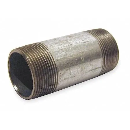 Beck C. H. Beck C. H. 1-1/2" MNPT x 3" Galvanized Steel Pipe Nipple Sch 40 — product photo