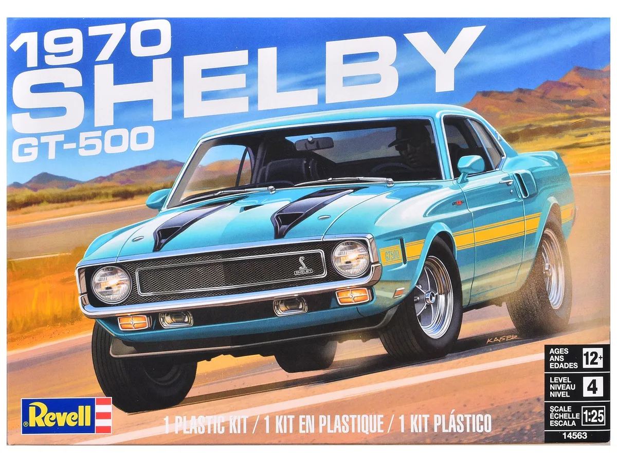 Revell Revell 1970 Shelby GT-500 1/25 Scale Model Kit Level 4 — product photo